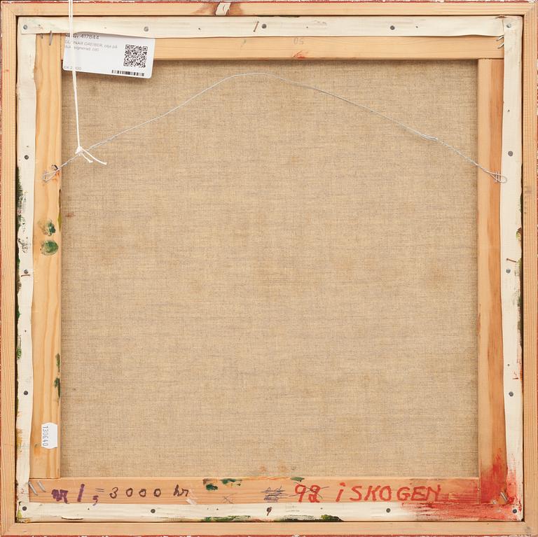 GUNNAR GREIBER, olja på duk, signerad.