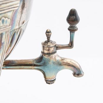 Anton Michelsen, warm beverage dispenser, silver Denmark 1904.