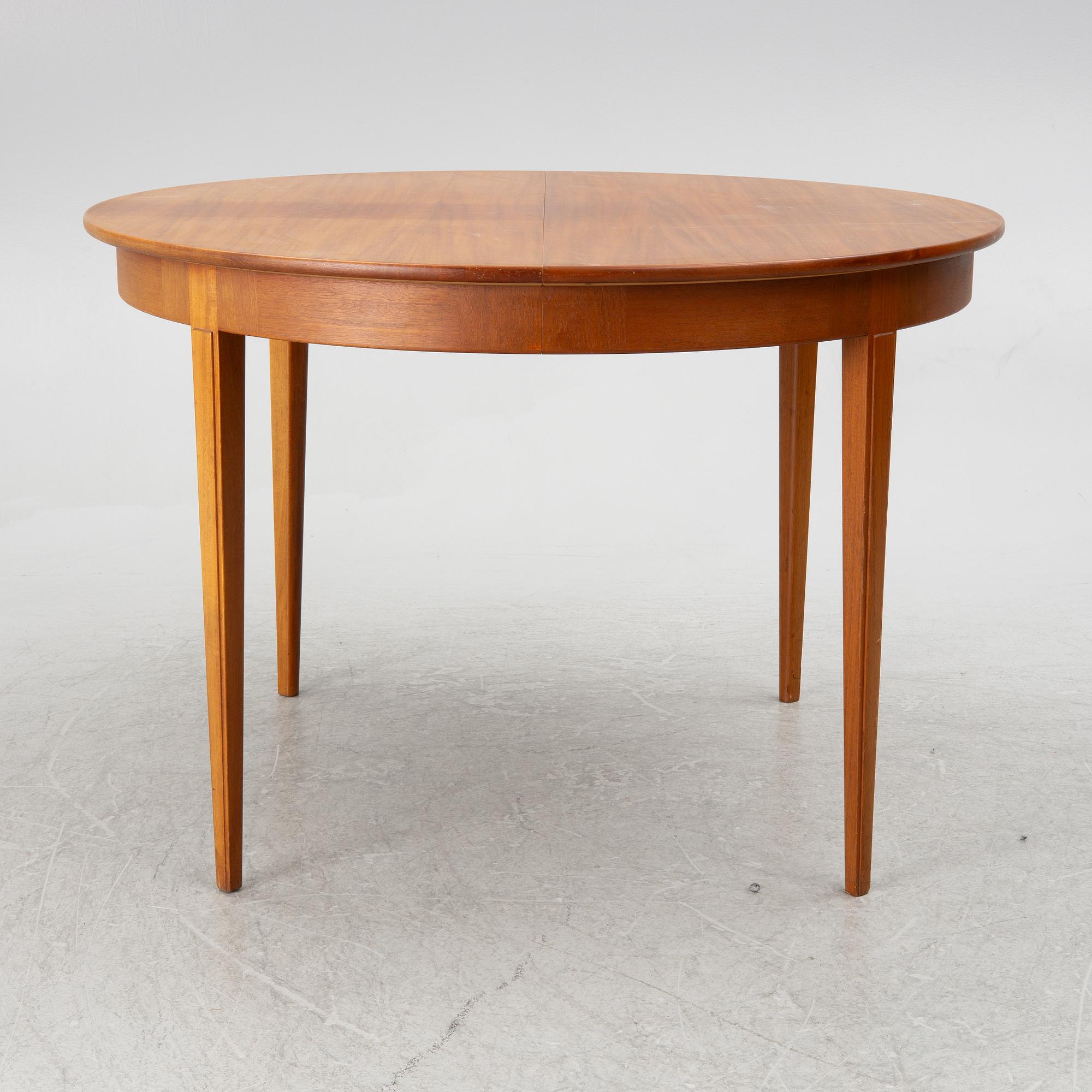 Carl Malmsten, a dining table, "Pyramid", second half of the 20th century.