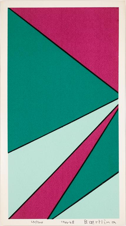 OLLE BAERTLING, färgserigrafi, 1966-68, signerad och numrerad 231/300.
