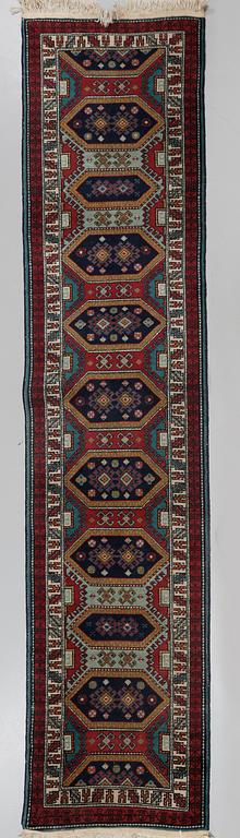 GALLERIMATTA, orientalisk, 305 x 70 cm, sent 1900-tal.