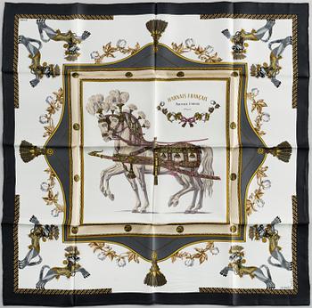 HERMÈS, "Harnais Francais Premiere Empire", Scarf.