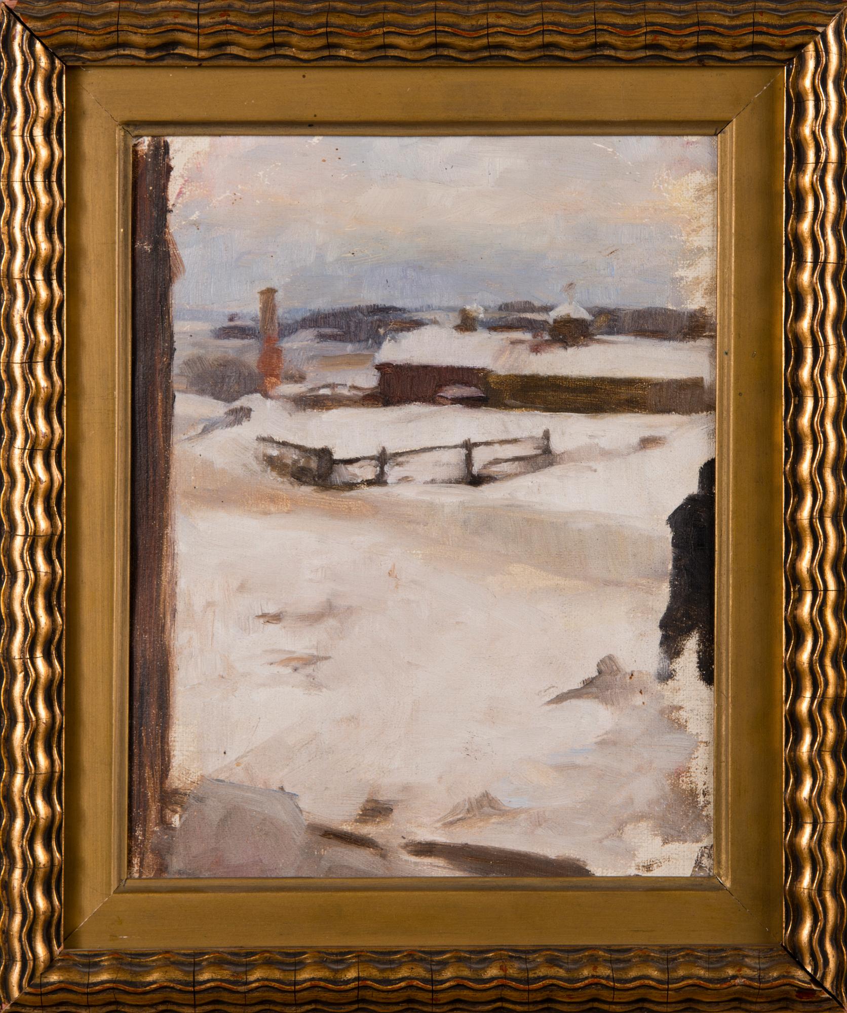 Magnus Enckell, VINTERVY AV HELSINGFORS.