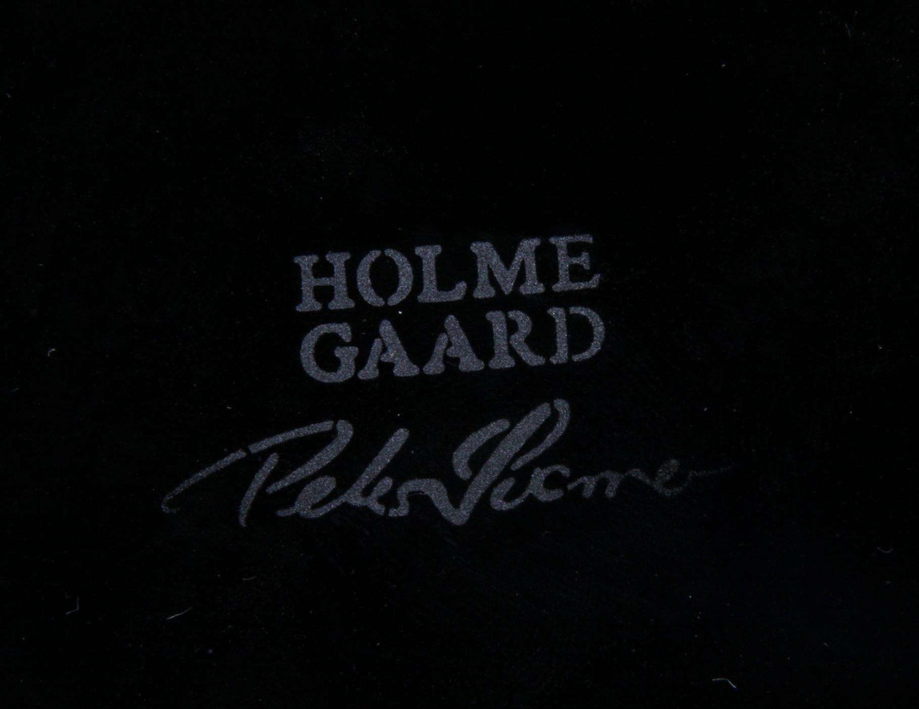 VAS, glas, Holmegaard, Danmark, sign.