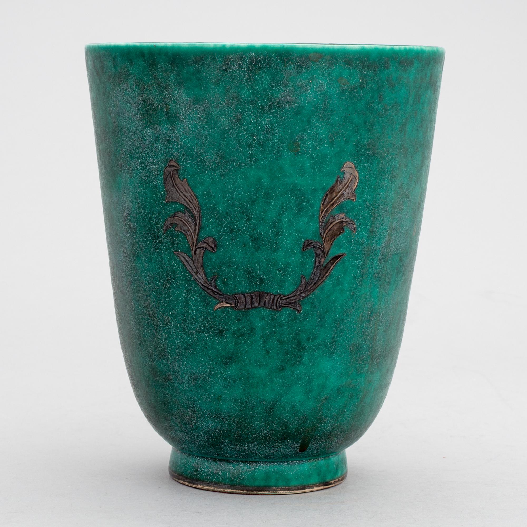 WILHELM KÅGE, vas, stengods, "Argenta", Gustavsberg.