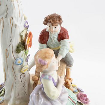 Essay bowl Louis XV style Plaue Germany mid-20th century porcelain.