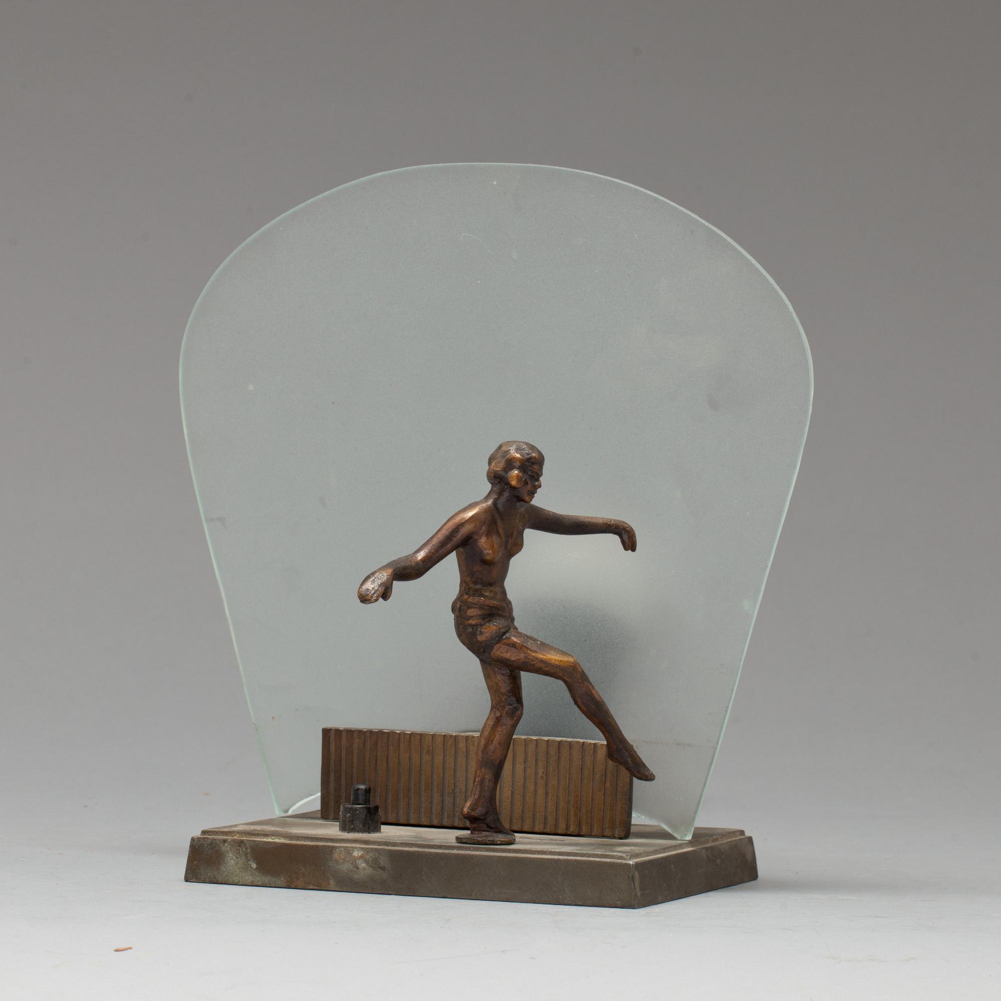 BORDSLAMPA, art-deco. 1900-talets första hälft.