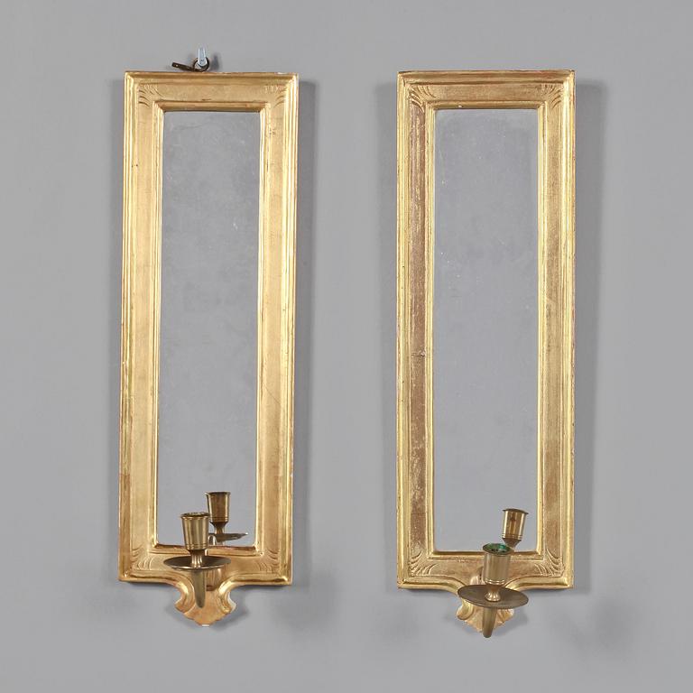 SPEGELLAMPETTER, ett par, "Regnaholm", Ikea, 1900-talets senare del.
