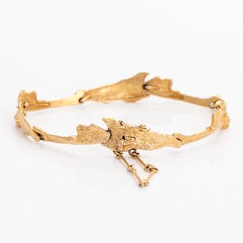 Björn Weckström, rannekoru, "Maariankämmekät"", 14K kultaa.