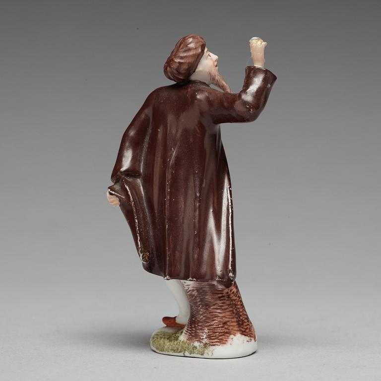 A Swedish Marieberg soft paste figure, 18th Century.