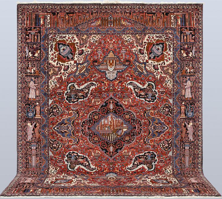 A Bidjar carpet, c. 332 x 255 cm.