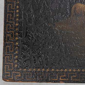 A late Gustavian tilt-top table from J. N. Asplinds workshop in Falun (1785-1820).