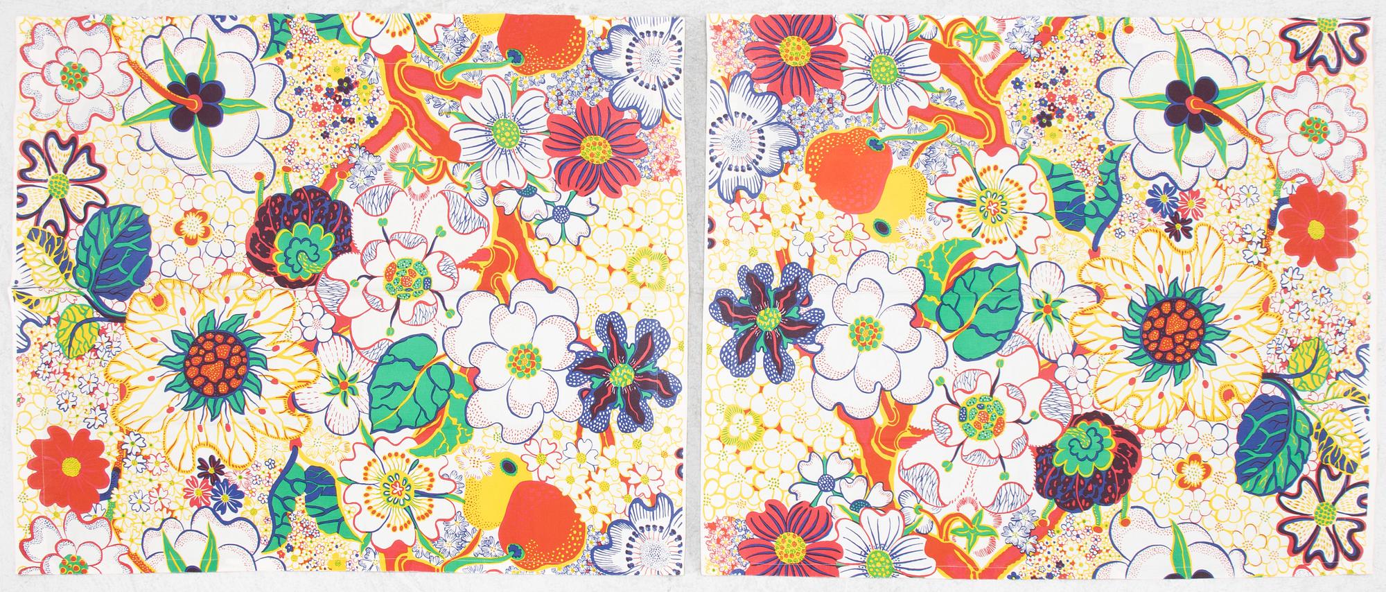 Josef Frank, gardiner, ett par, "Nippon",  Svenskt Tenn.