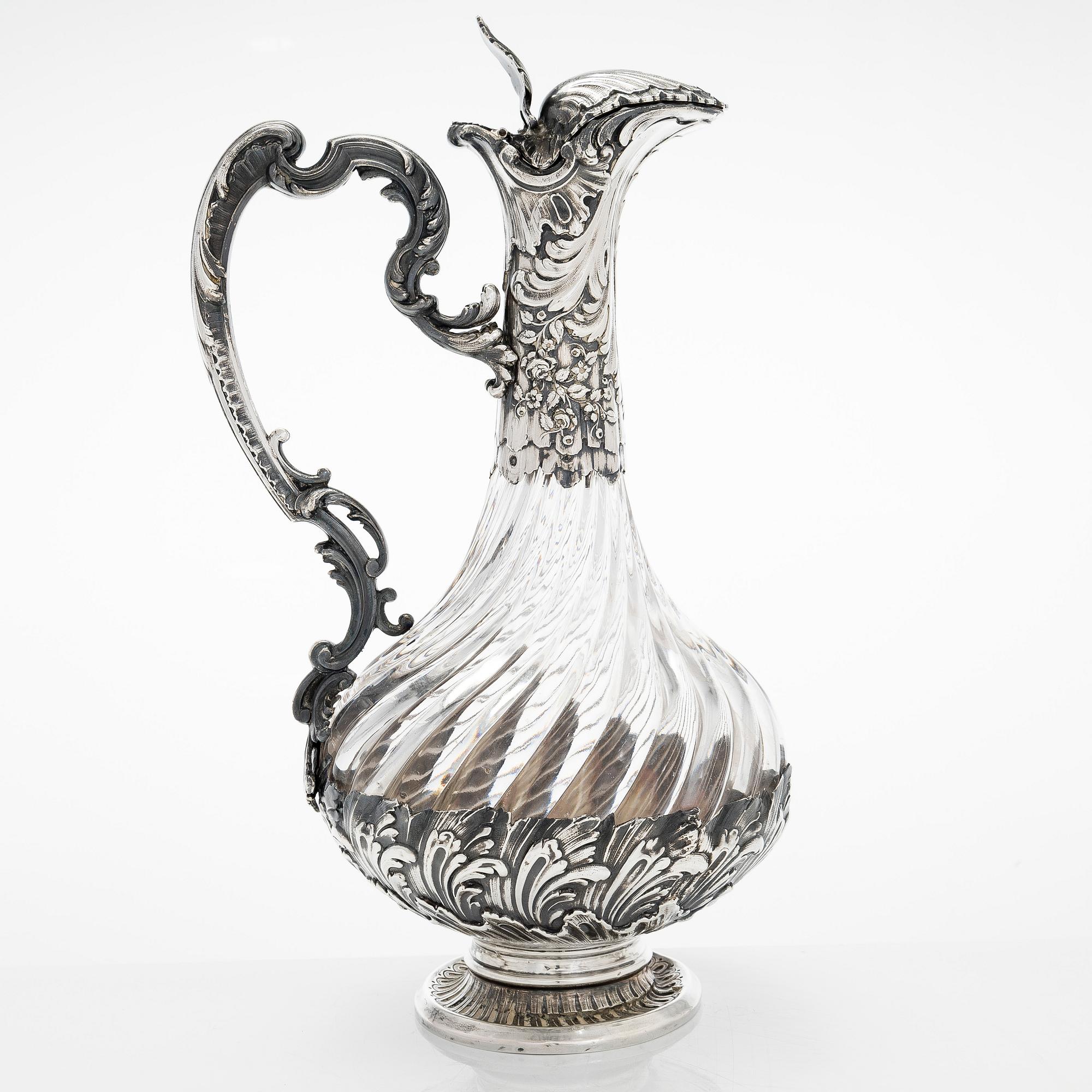 Labat François, Viinikannu, hopea, lasi, Pariisi Paris 1897-1920.