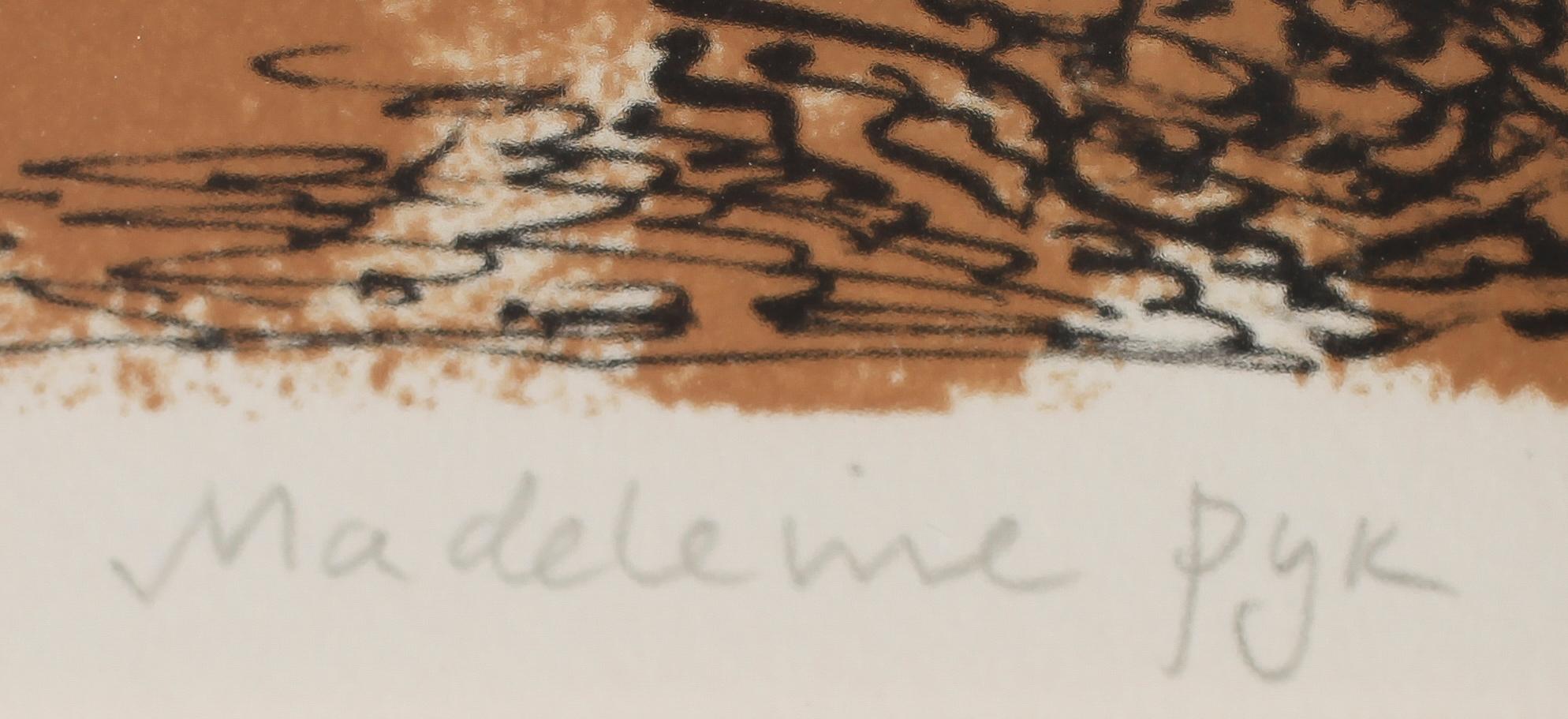 MADELEINE PYK, färglitografi, signerad och numrerad.