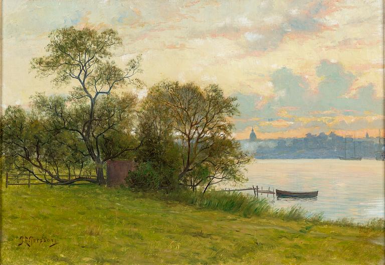 PER ADOLF PERSSON, oil on panel, signed.