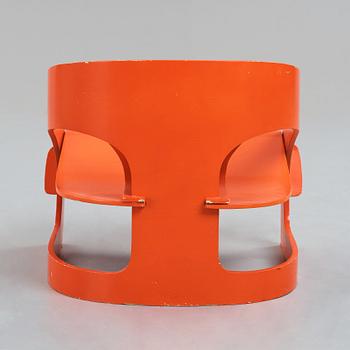 Joe Colombo, an easy chair, model 4801 for Kartell, Italy 1960-70's.