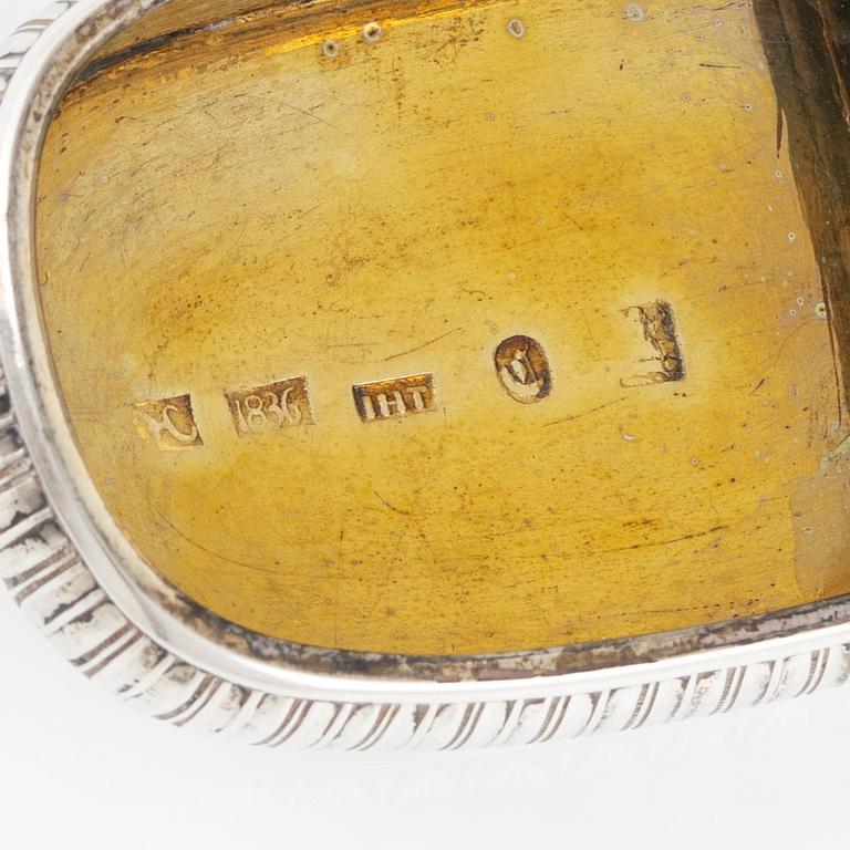 Dosa, silver, 1836, troligen Hörring, Danmark.