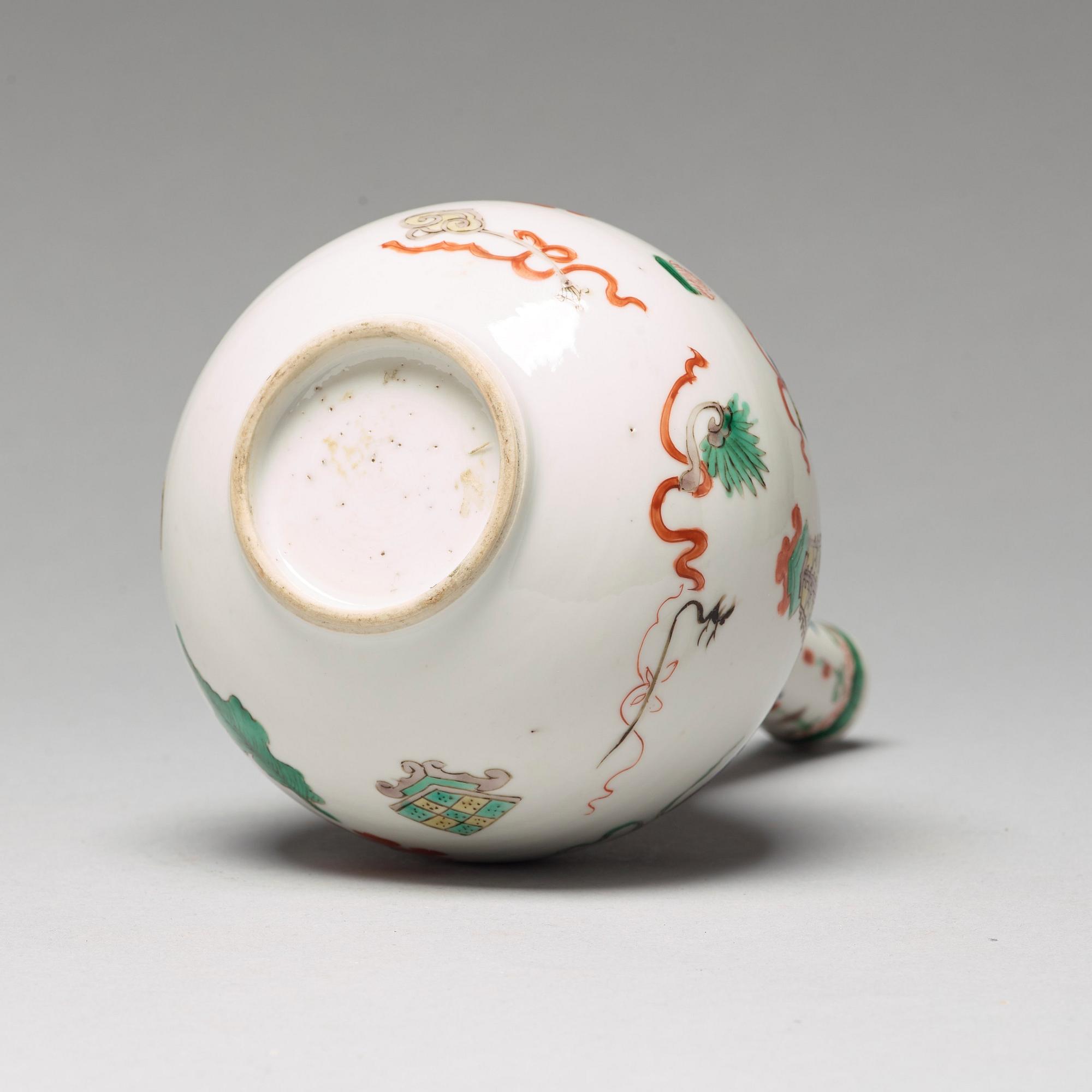 A famille verte vase, Qing dynasty, Kangxi (1662-1722).