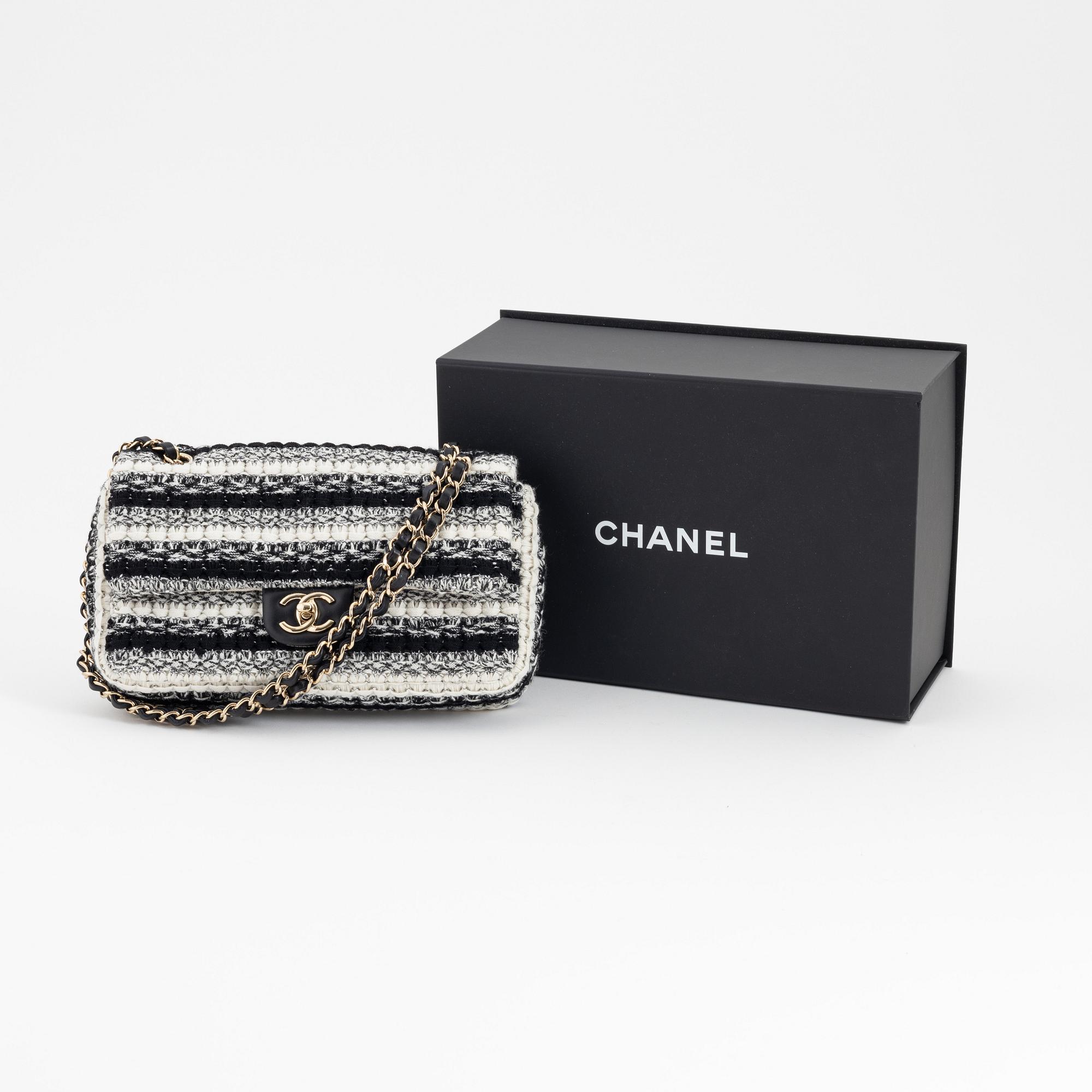 Chanel, a textile 'Flap Bag', 2019.
