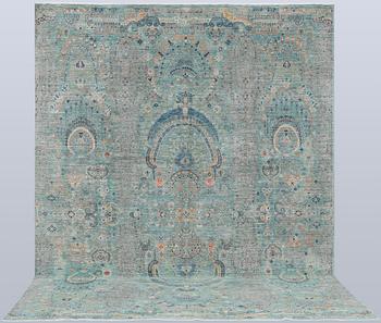 Matta, Ziegler design, s.k. "Mamluk", ca 366 x 269 cm.