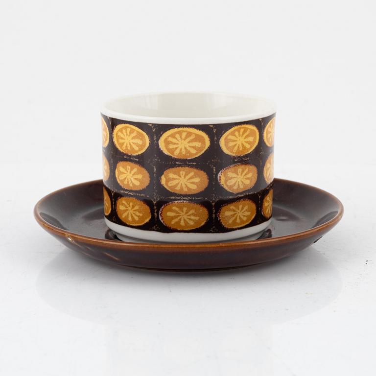 Helmer Ringström, service, 4 pcs, "Lemon", Gefle, second half of the 20th century.