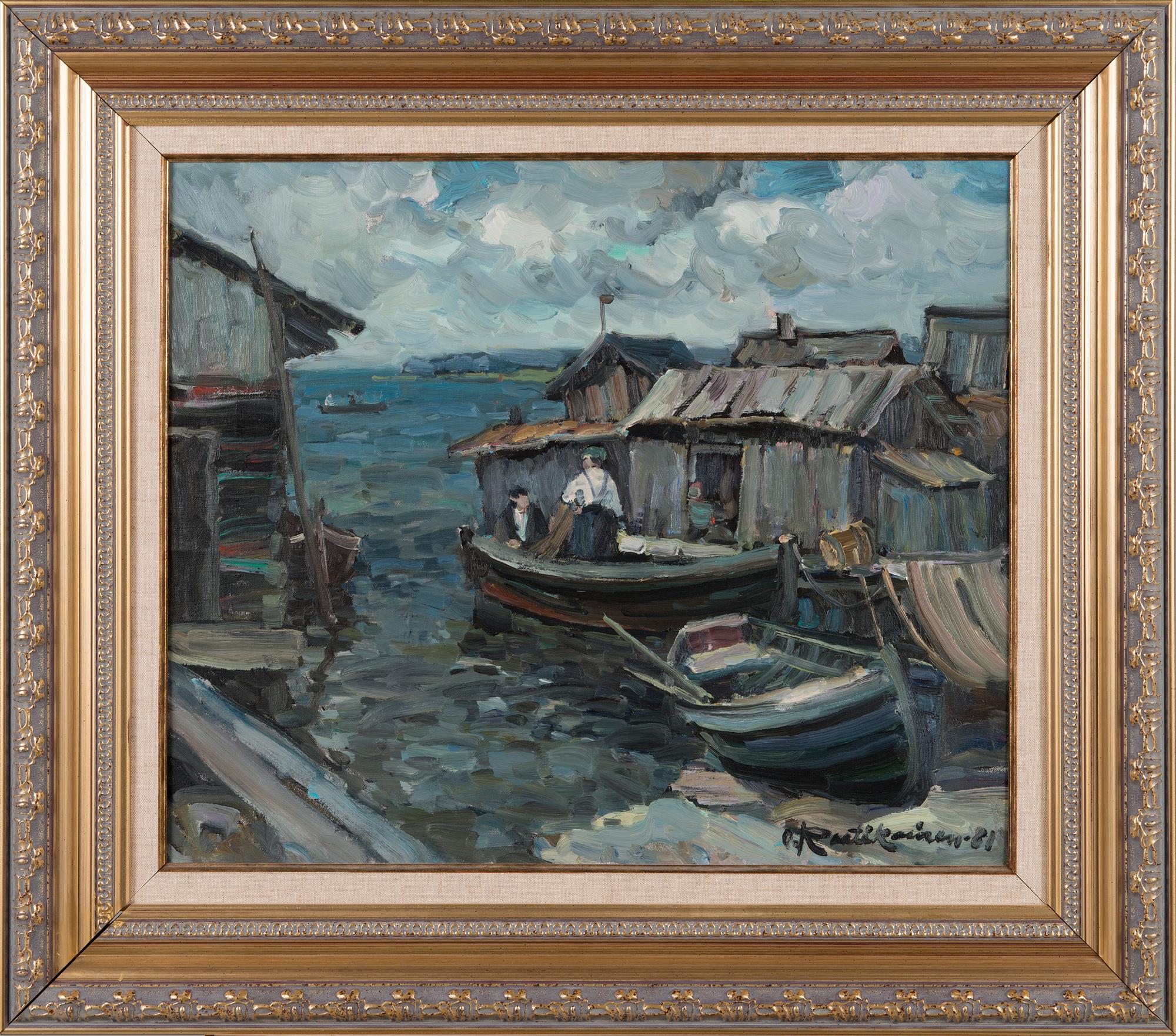 ORVO RAATIKAINEN, olja på duk, signerad och daterad -81.