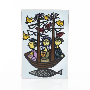 Stig Lindberg, vase, "Carnival", Gustavsberg studio, 1958-62.