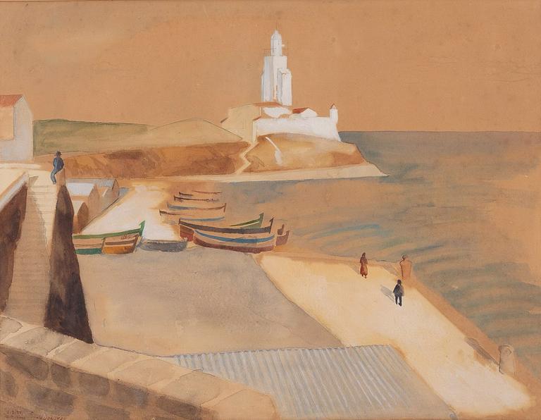 Ewald Dahlskog, Motif from France.