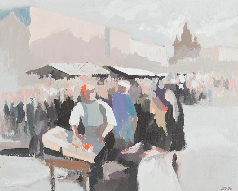 Lasse Marttinen, At the Market Square.