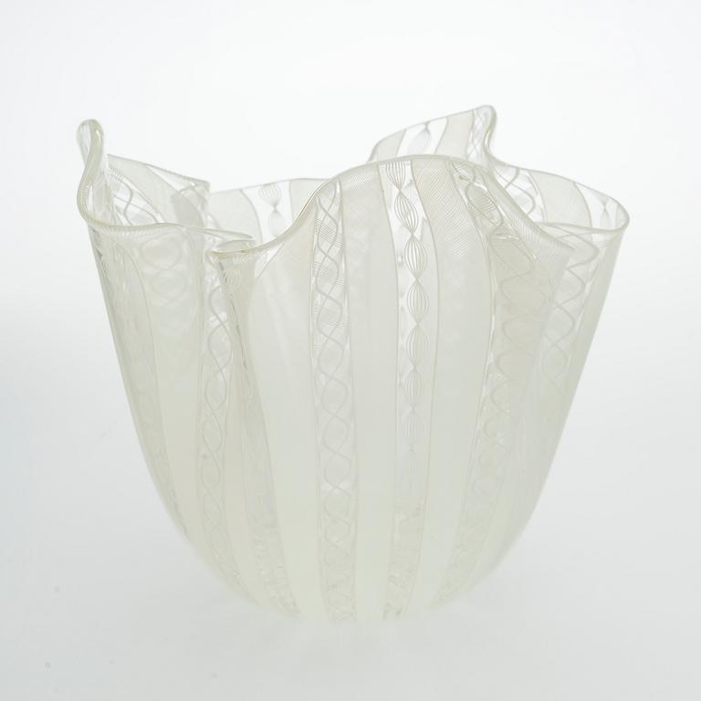 Paolo Venini & Fulvio Bianconi, A 'Fazzoletto' glass vase, Murano Italia.