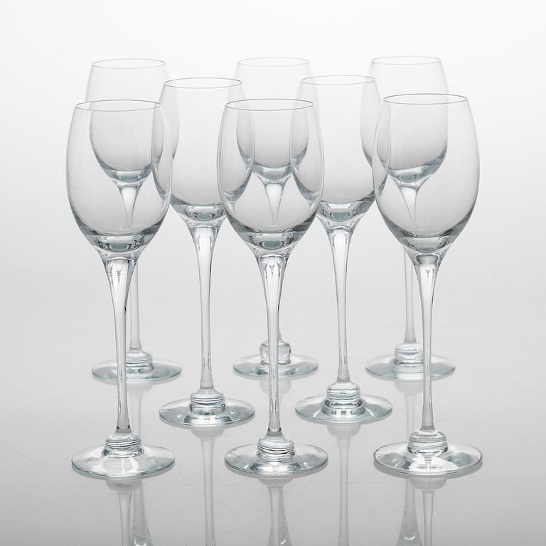 HEIKKI ORVOLA, A 51-piece set of 'Aurora' glassware for Iittala.