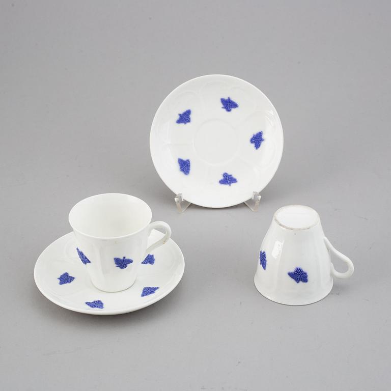 A 40-piece part 'Blå Blom' porcelain service, Gustavsberg.