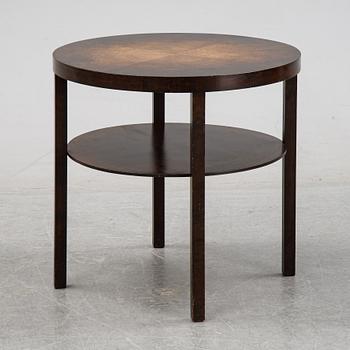 A Swedish stained birch coffee table, 1930's.