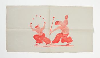 A collection of Chinese ink rubbings, 20th century. (10).