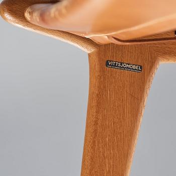 UNO & ÖSTEN KRISTIANSSON, "Vilstol / jaktstol 204" fåtöljer, ett par, Luxus Vittsjö, 1960-tal.