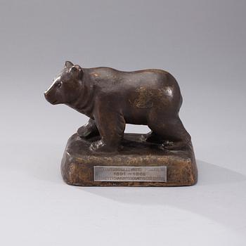 OKÄND KONSTNÄR, brons, signerad A. Vist.