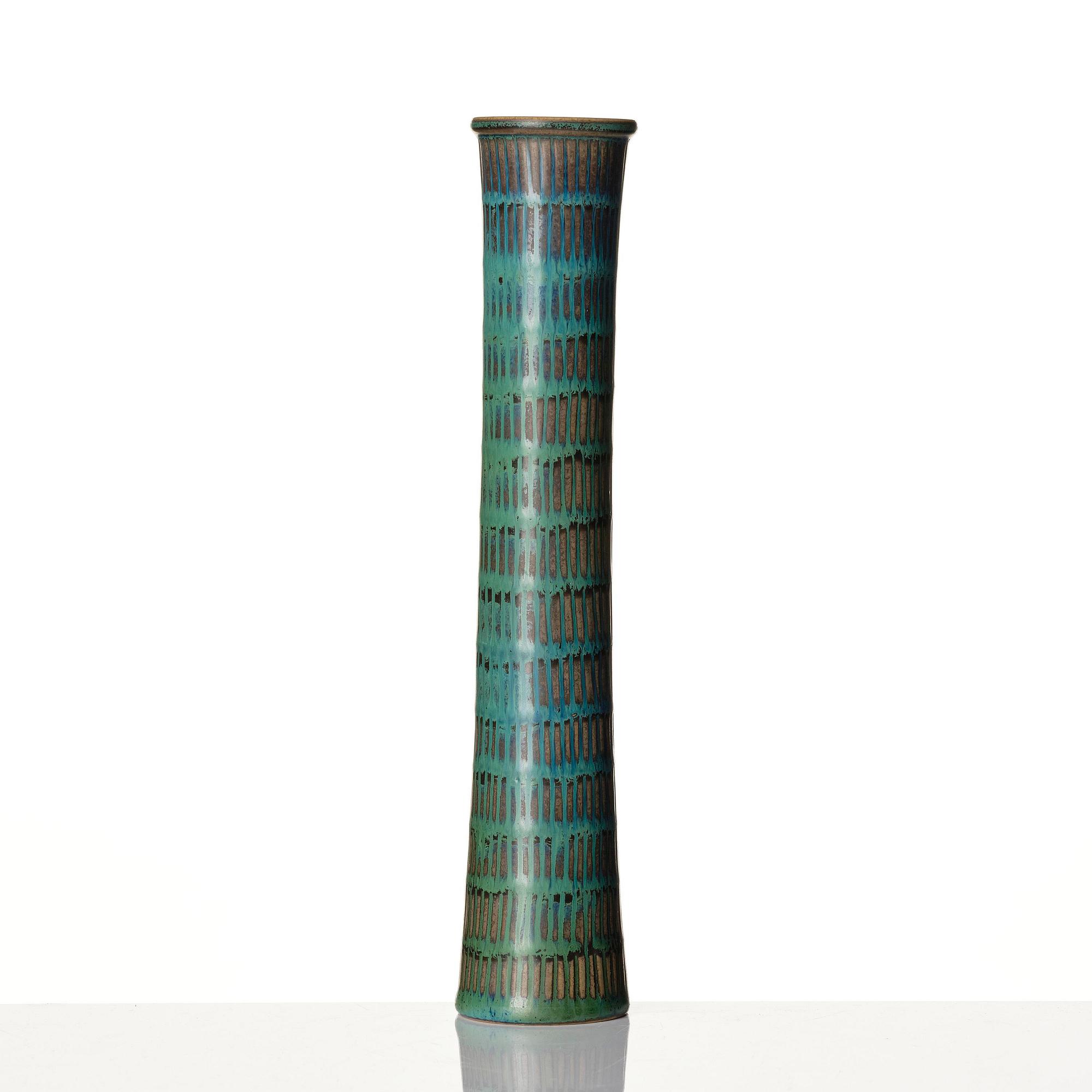 Stig Lindberg, a stoneware vase, Gustavsberg Studio, 1964.