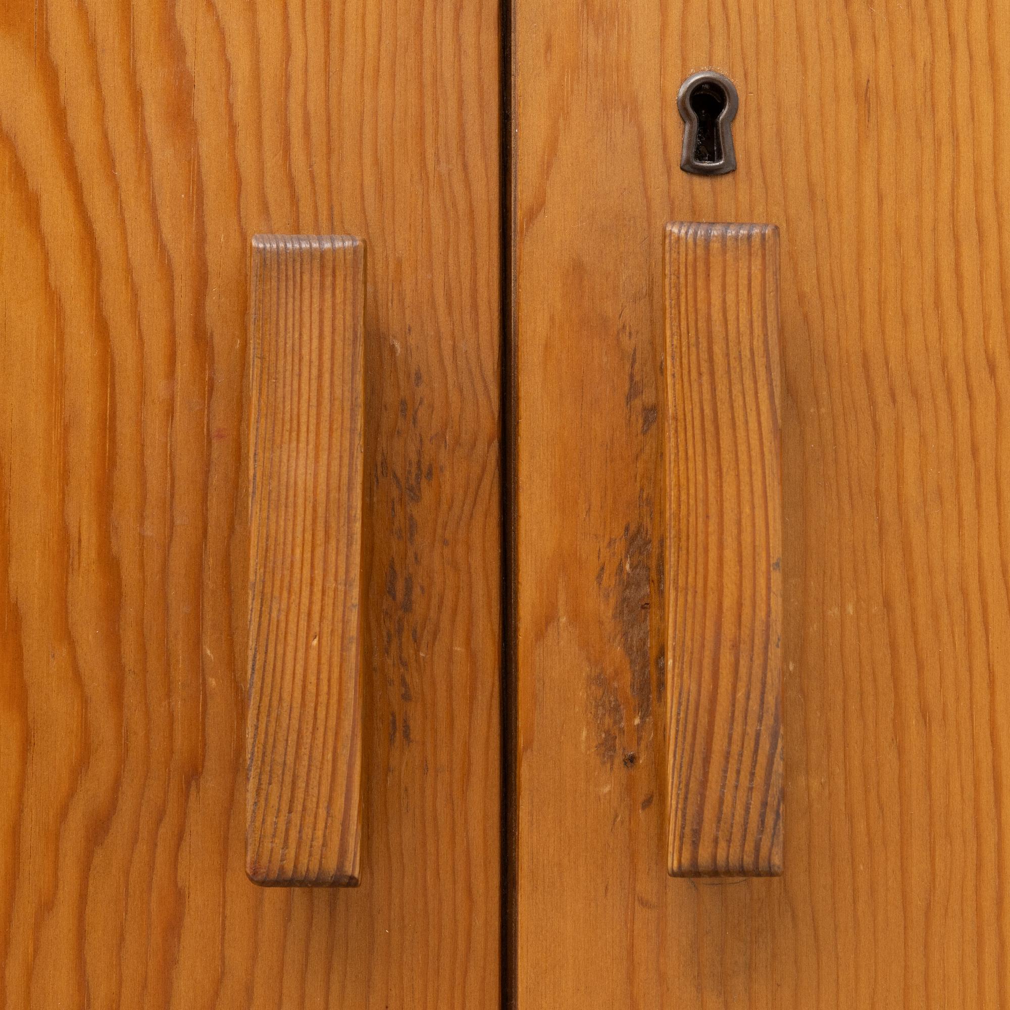 Corner cabinet, sports cabin furniture, mid-20th century.