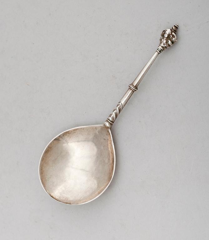 SUPSKED, silver, otydlig stämpel,  1700-tal.