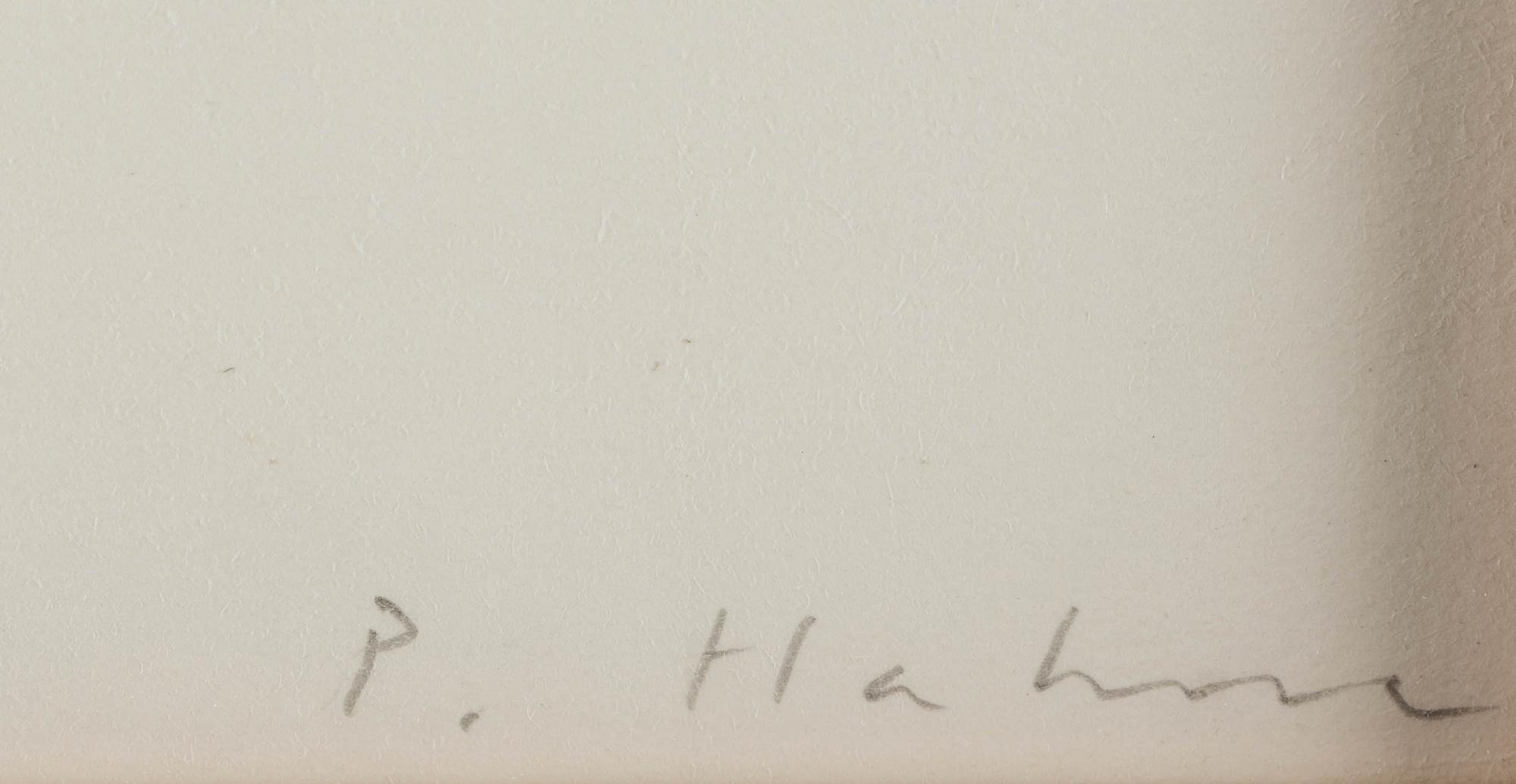 PETER HAHNE, etsning, signerad och numrerad 30/50.