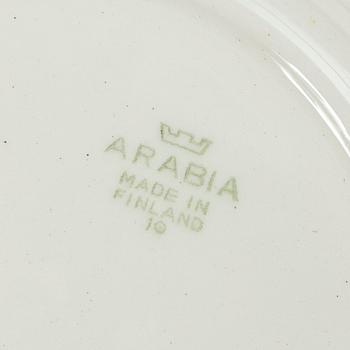 Arabia, matservis, 80 delar, porslin, "Tellervo", i produktion 1949-1958.