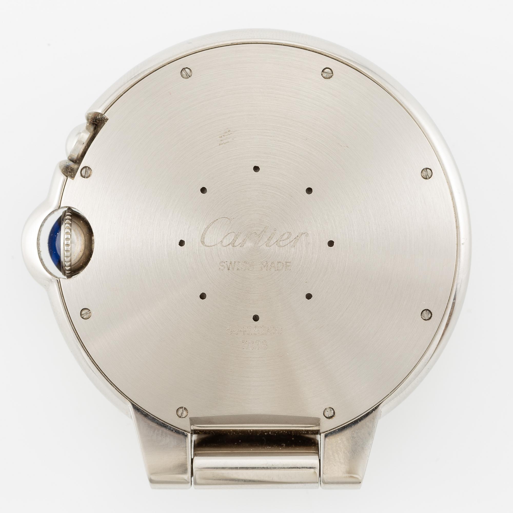 Cartier, Ballon Bleu de Cartier, travel clock, 59 mm.