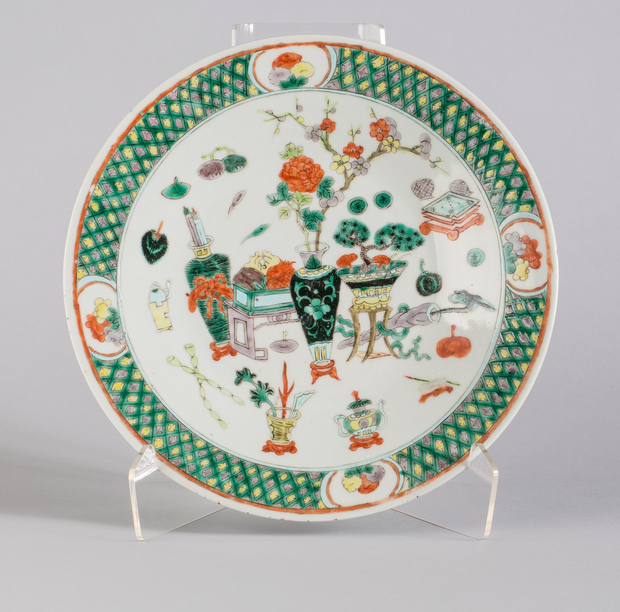 FAT, porslin, Kina 1800-tal.