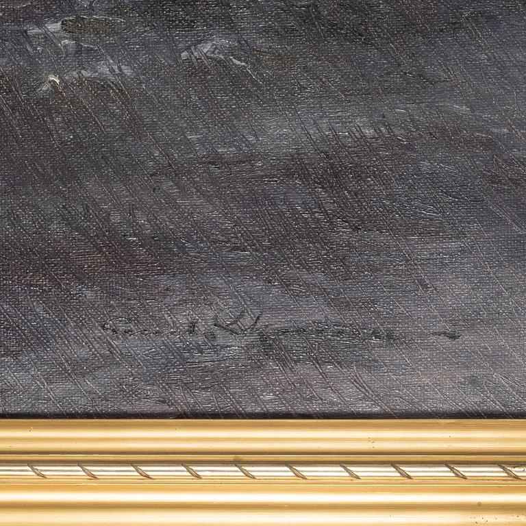 Emil Ekman, oil on canvas, signed.