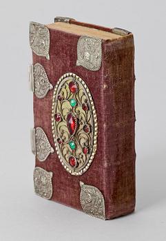 PSALMBOK MED PRAKTPÄRM, "Den Swenska Psalm-Boken..", Karlskrona 1835.
