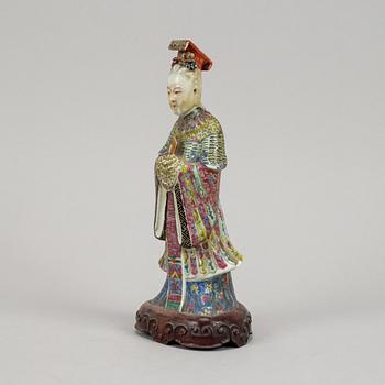 Figurin, porslin. Qingdynastin. 1800-tal.