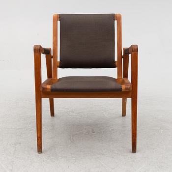 Axel Larsson, fåtölj,  modell 244, Svenska Möbelfabrikerna Bodafors, 1940-50-tal.