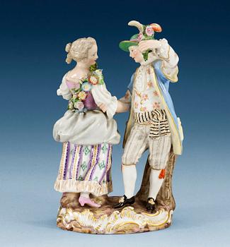 A Meissen figure, ca 1900.