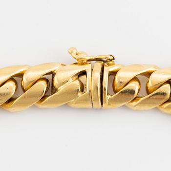 Collier/armband 18K guld med briljantslipade diamanter.